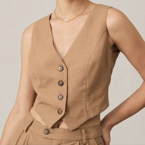 NWT Rihoas tan vest